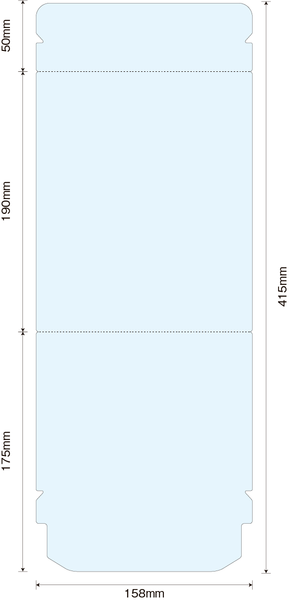 テンプレート内に本体底面にそのまま 印刷できる組み立て方が付いています。